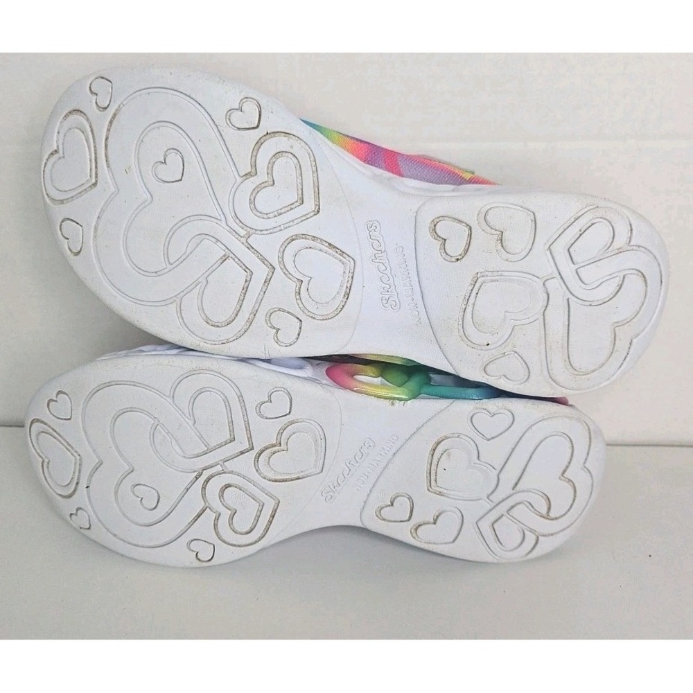 Skechers‎ Heart Lights Infinite Heart Lights Girl's Light Up Sneakers Size 4 - Picture 11 of 12